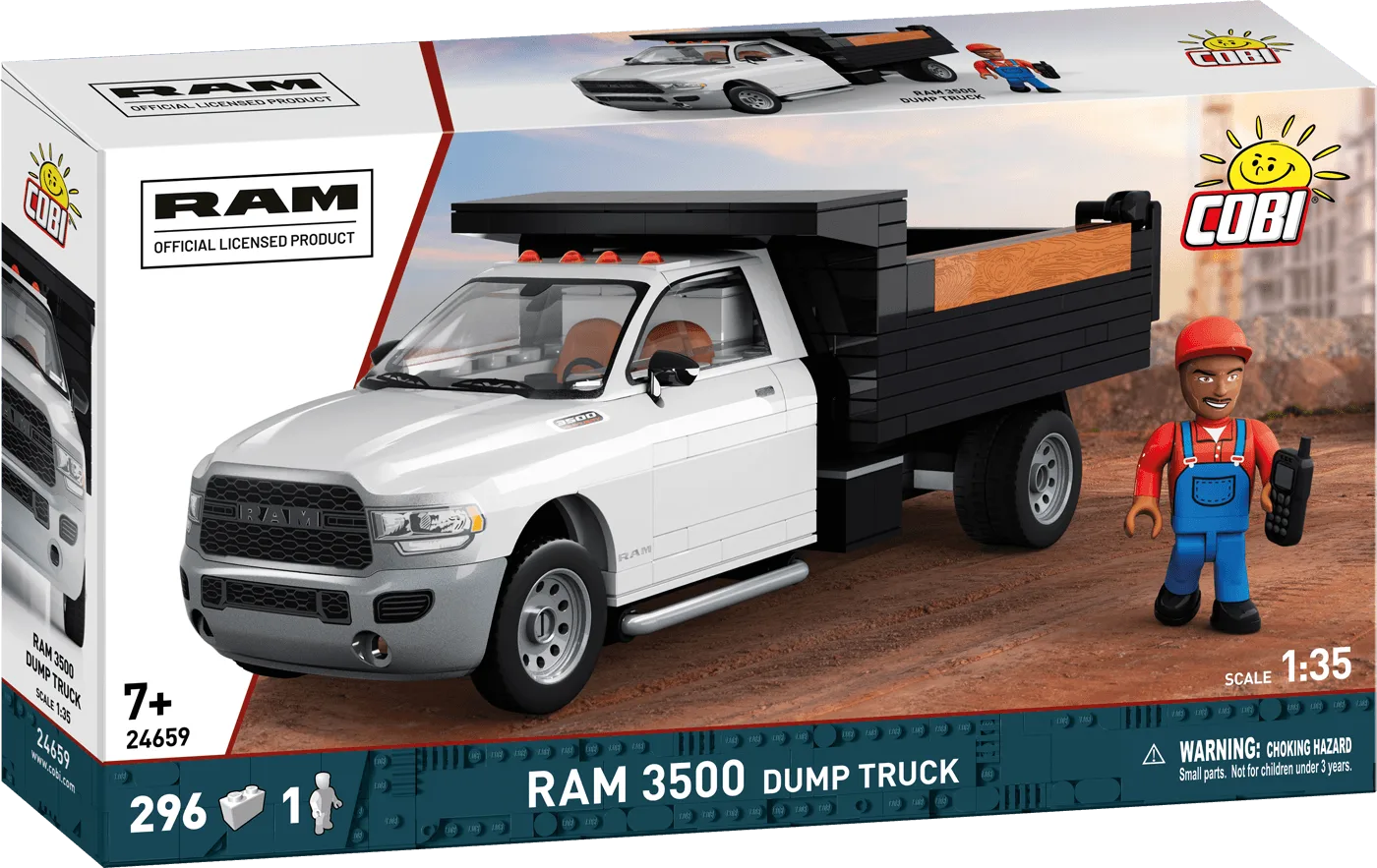 COBI DODGE Ram 3500 Autocarro Ribaltabile: Set #24659