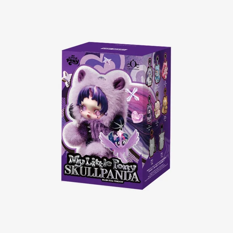 SKULLPANDA × My Little Pony Series Plush Doll Pendant Blind Box