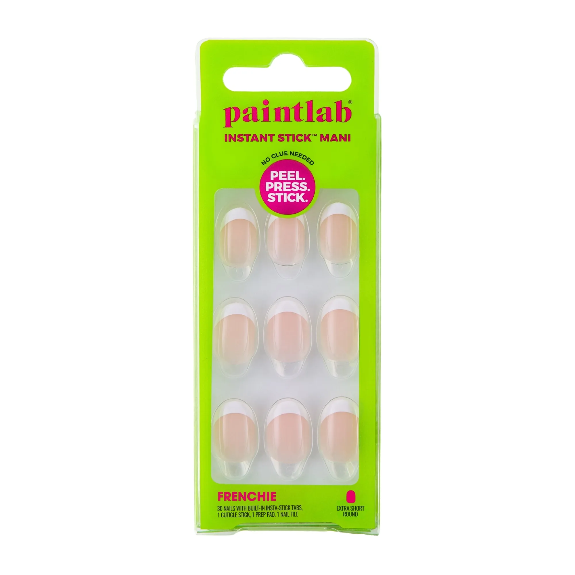 Oval Frenchie Instant Stick Mani