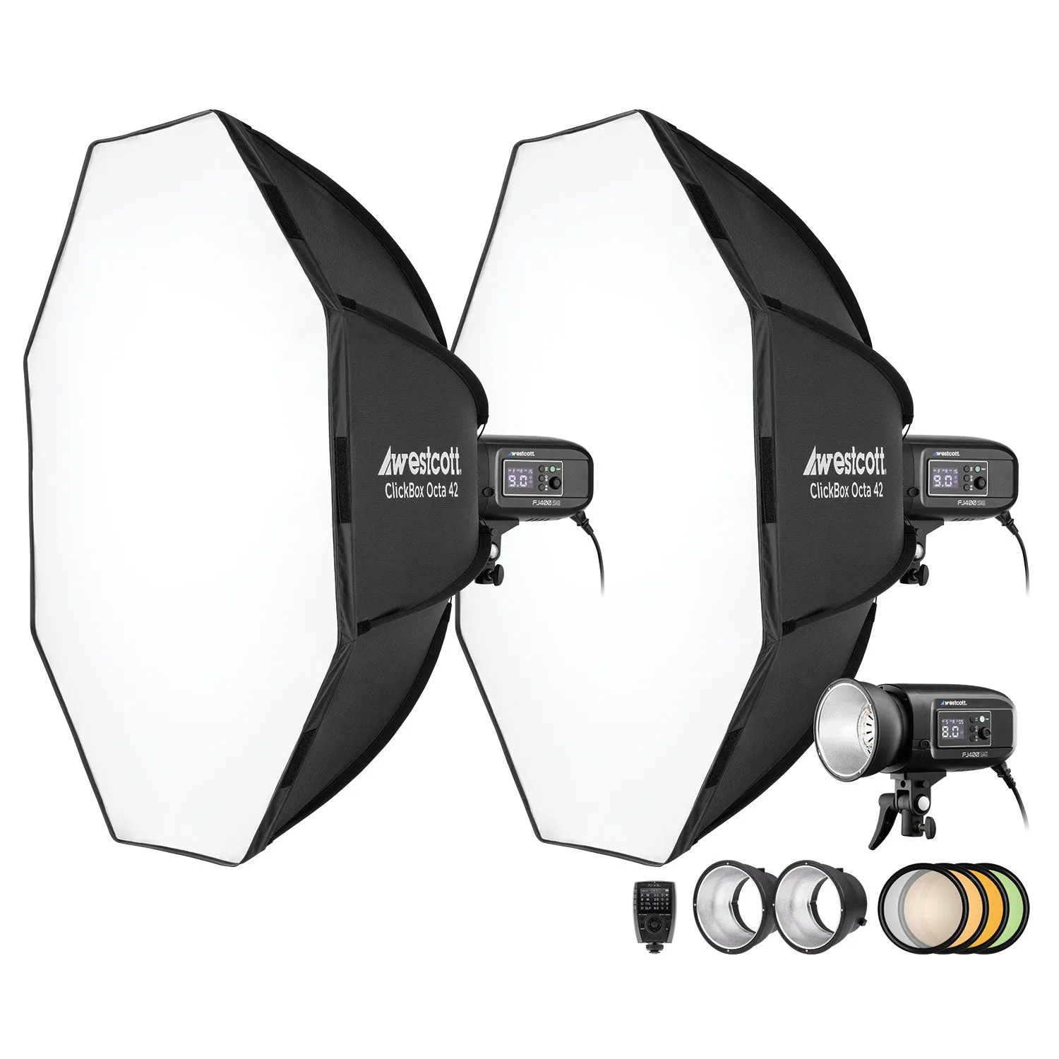 FJ400-SE 3-Light Studio Strobe Kit with FJ-X3 Wireless Trigger
