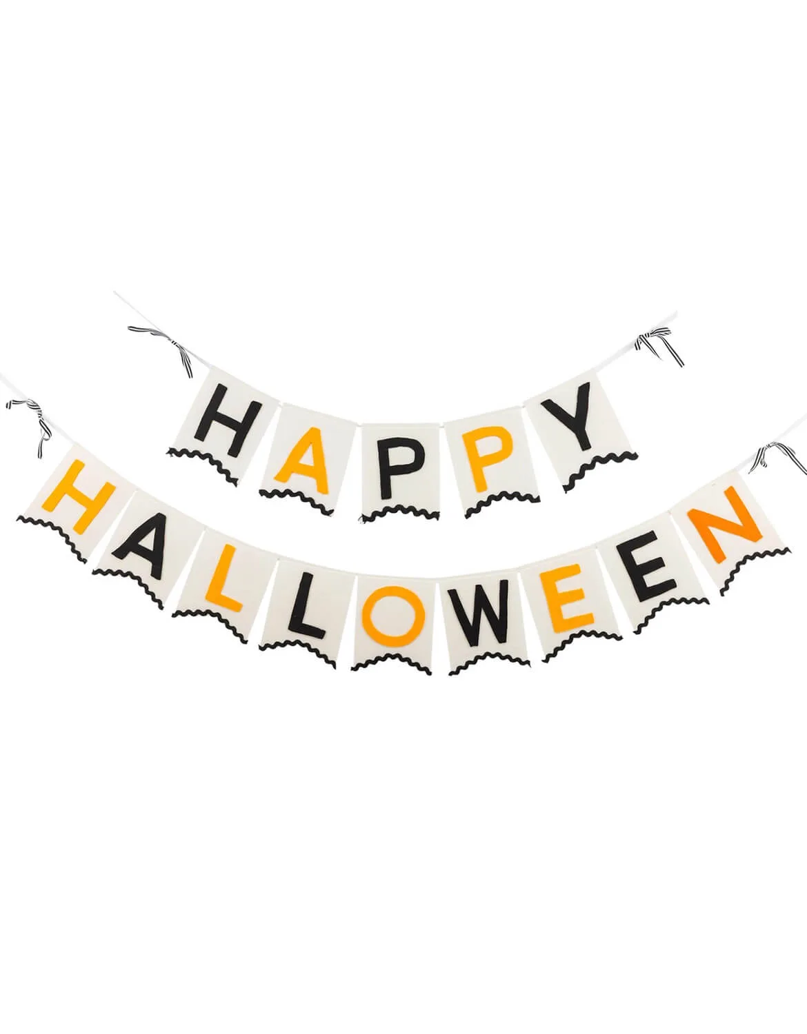 Felt Happy Halloween Party Banner