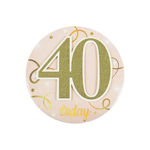 40歲生日徽章搭配派對穿搭技巧