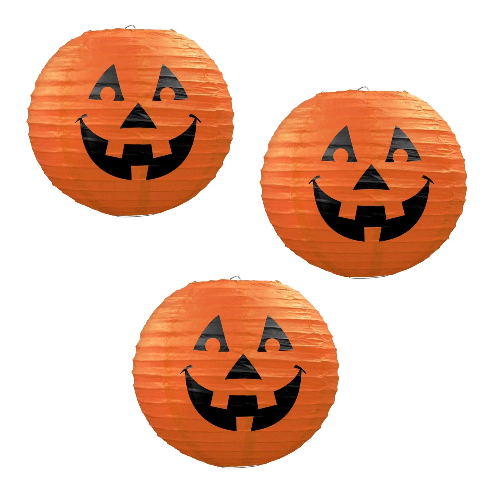 ハロウィンのペーパーランタンを天井を傷めずに飾る方法