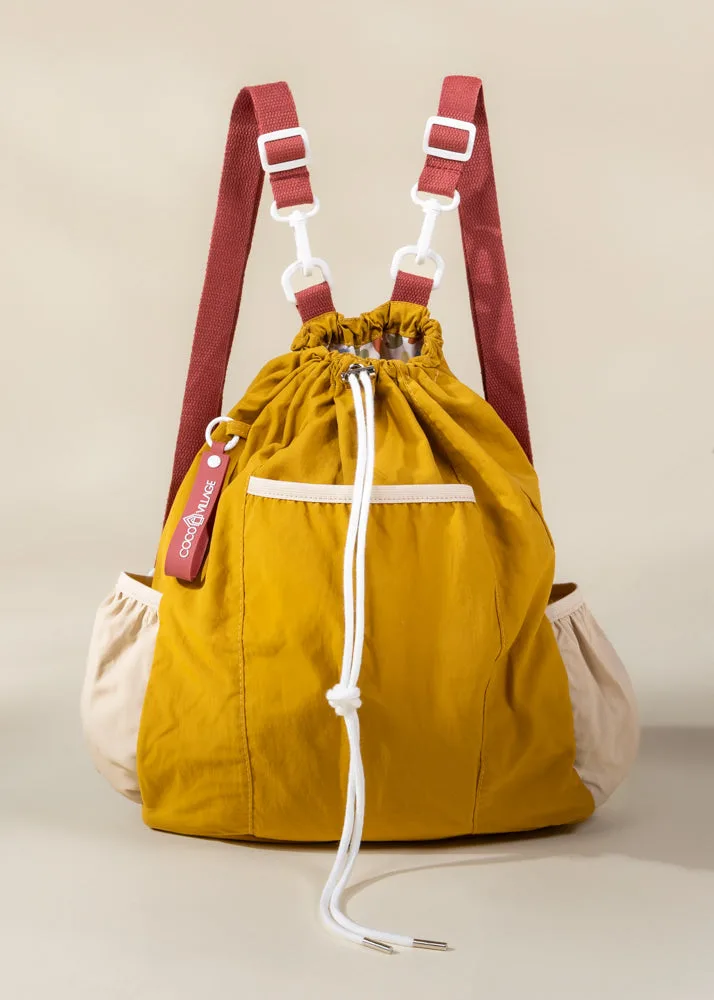Washable Nylon Gym Bag - Golden Hour