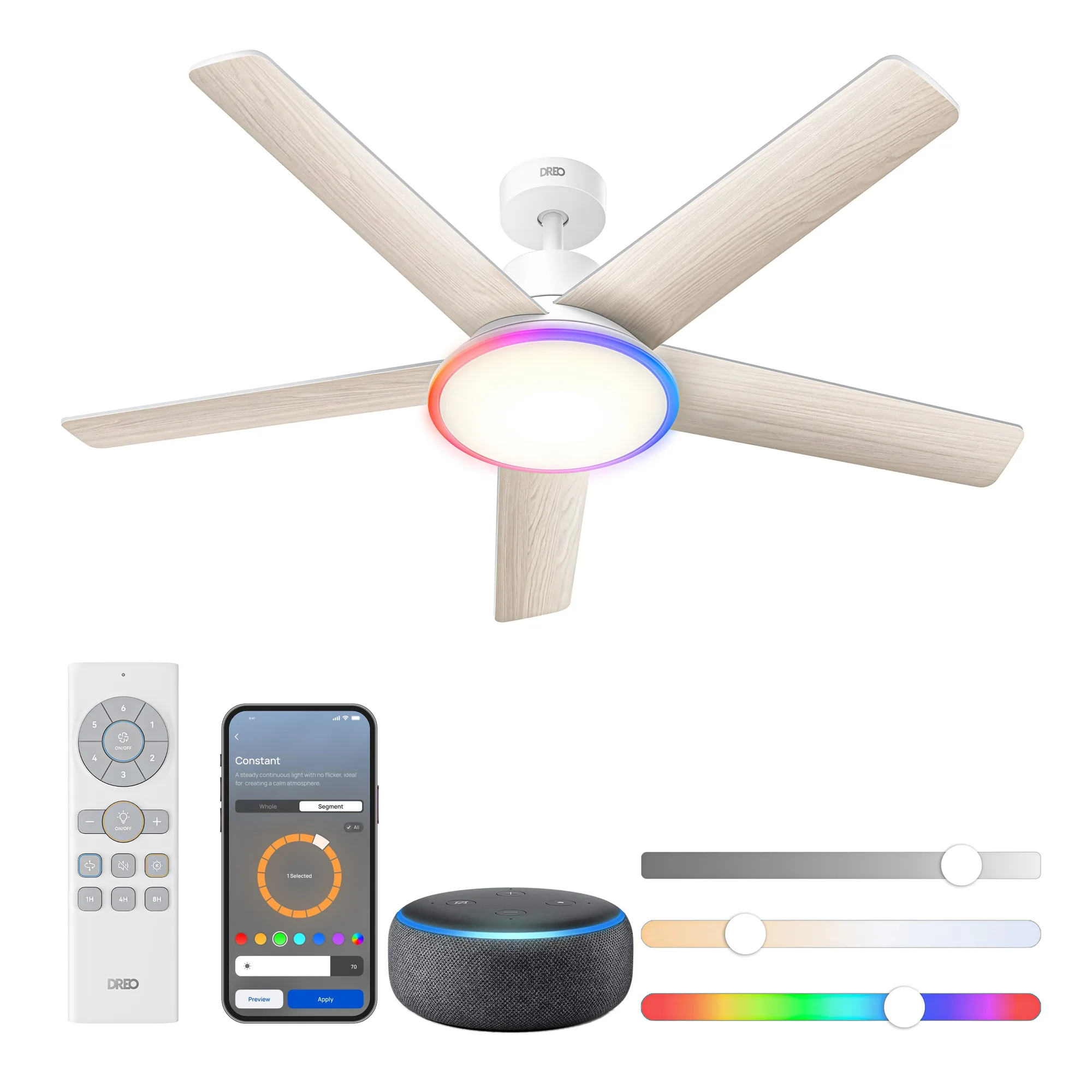 Ceiling Fan 521S Voice Control: Alexa & Google Setup