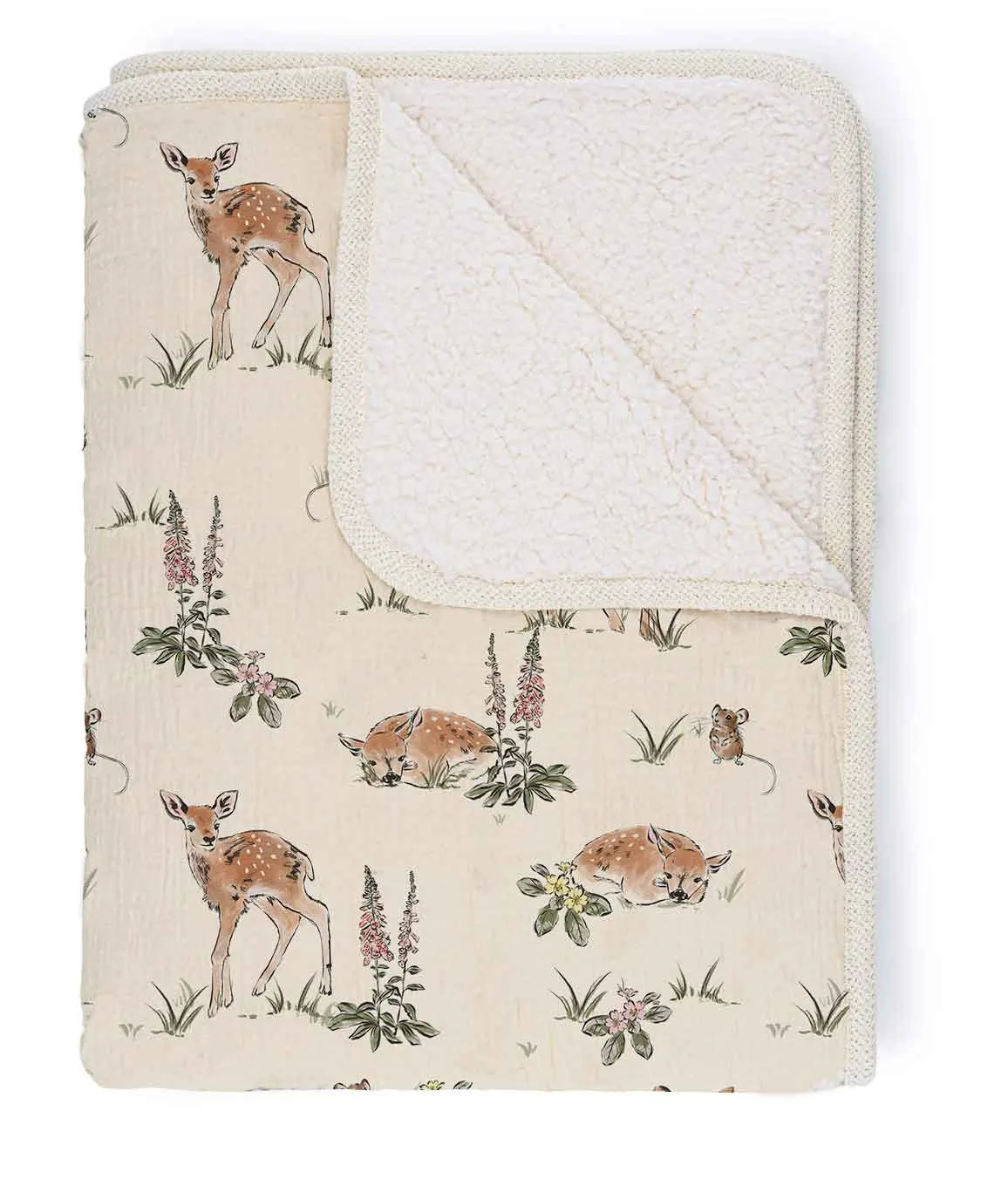 Guide de la couverture bébé en mousseline et polaire sherpa