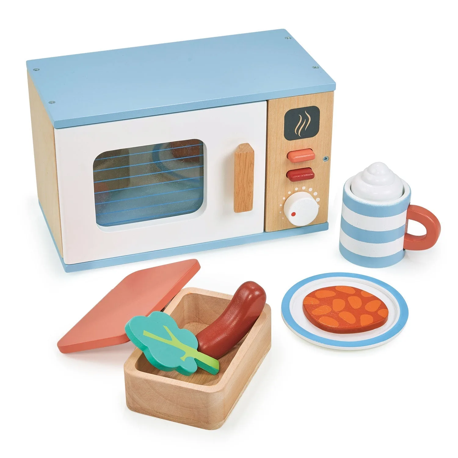 How to Set Up a Wooden Toy Microwave for Pretend Play