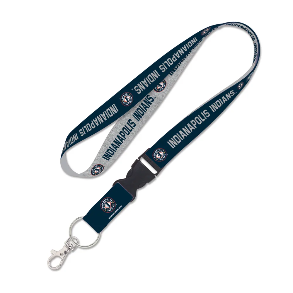 Indianapolis Indians WinCraft Marine/Grau Schlüsselband mit Karabiner
