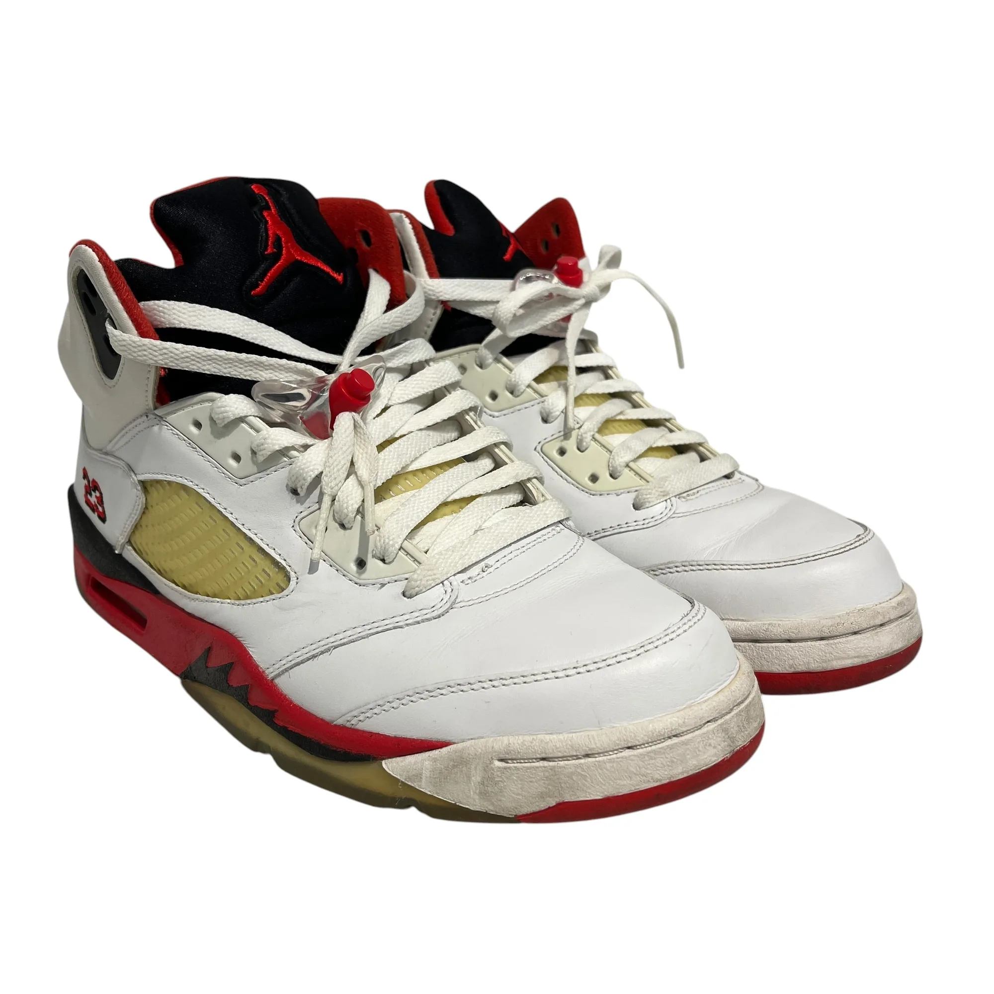 JORDAN BRAND/Zapatillas altas/US 10.5/Piel/WHT/2006 OG Fire Red 5