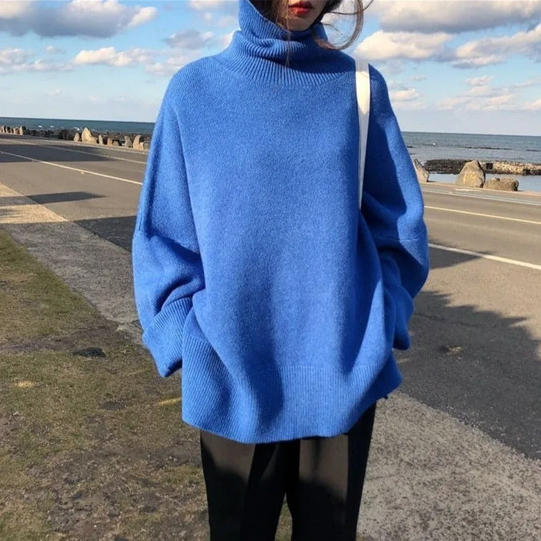 Een oversized coltrui stylen: zo doe je dat