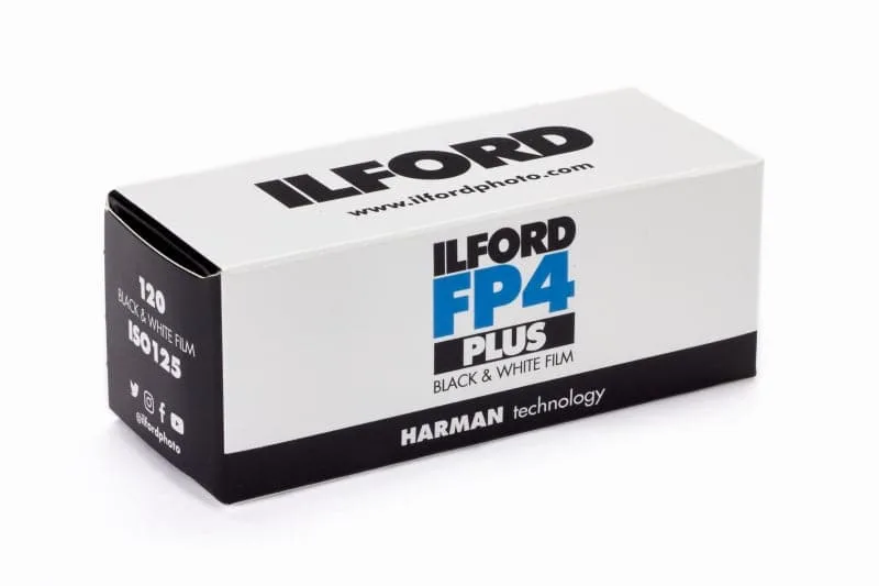 FP4 Plus 125 Black and White Negative Film, 120 Roll