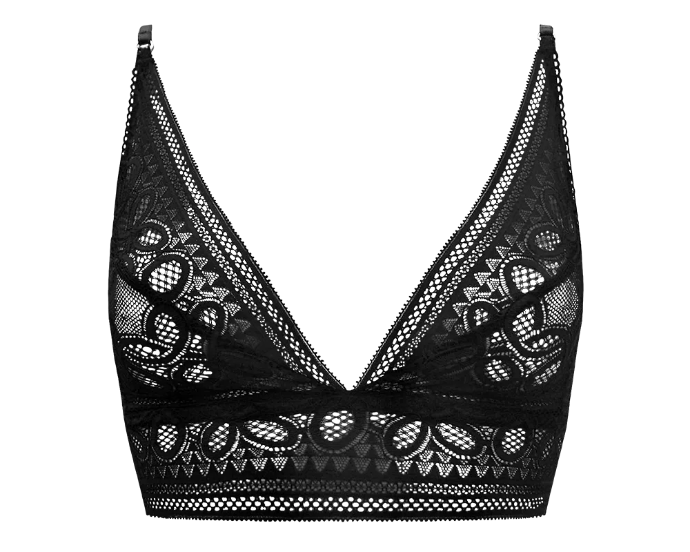 Phenomena Black Bralette