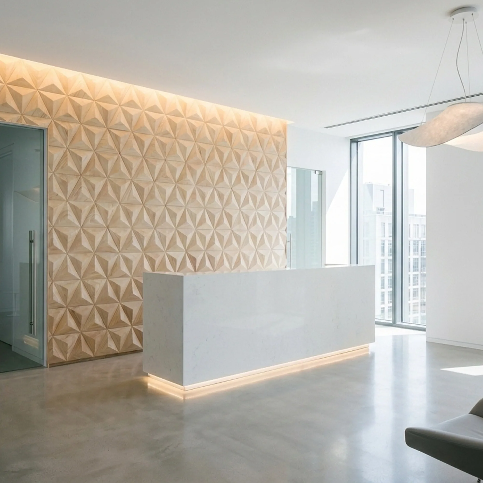 How to Install Spacious Rubber 3D Wood Wall Panels