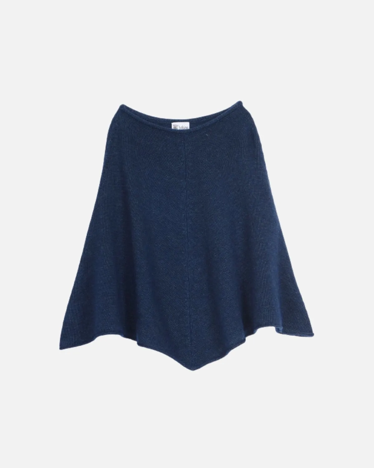 Poncho en laine et cachemire Bleu nuit 4-6 ans