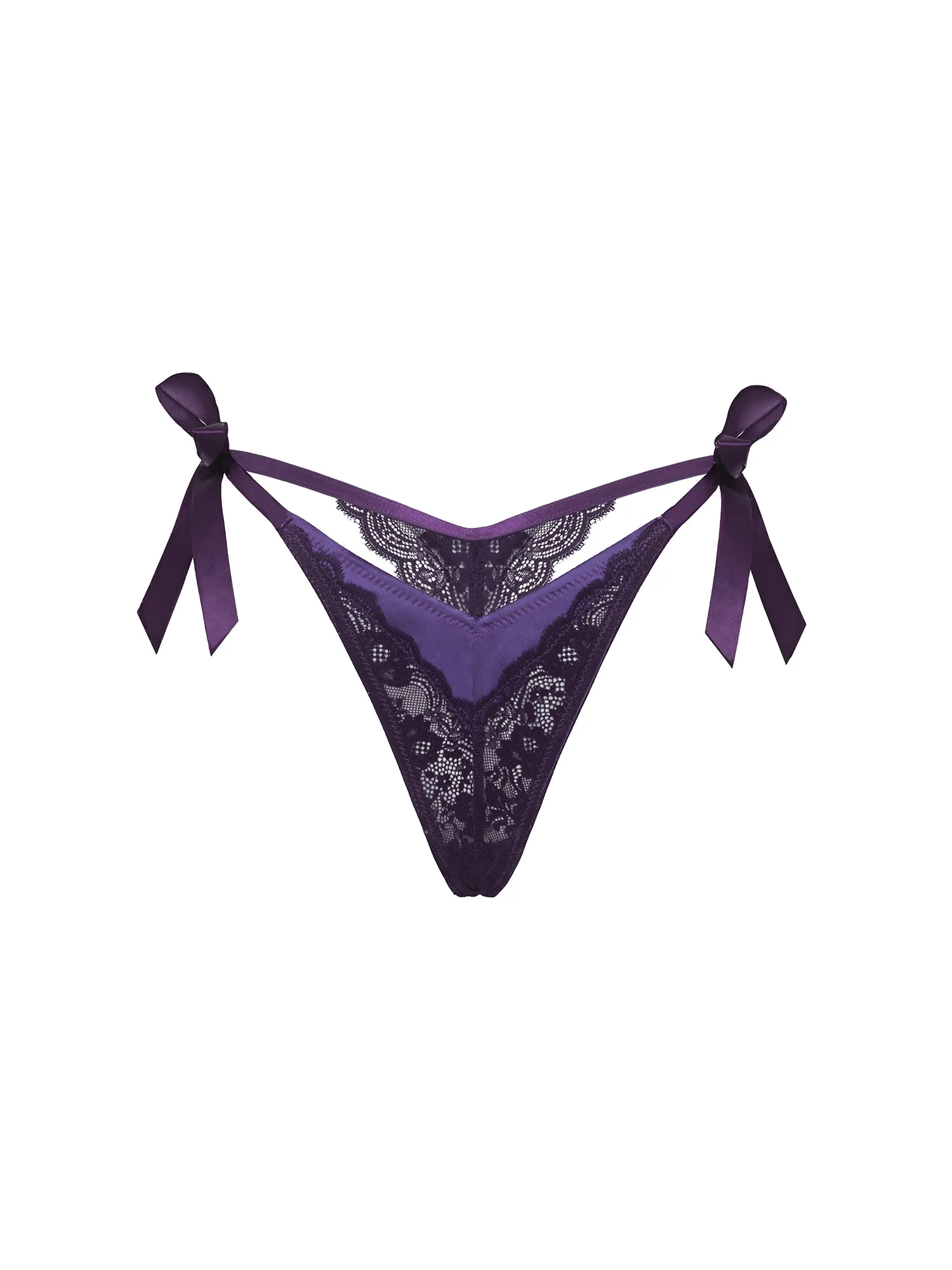 Hailey Lace Side Bows G-String Panty