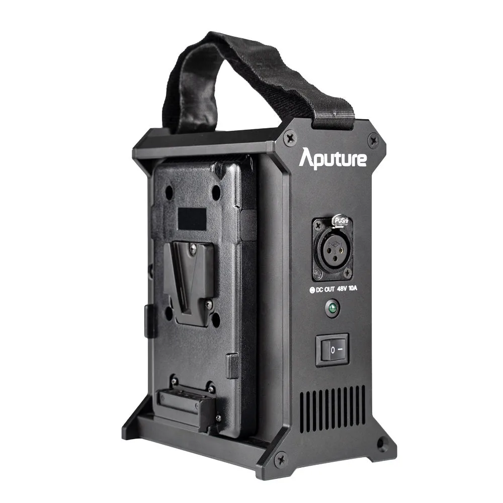 Aputure 2-Bay Battery Power Station for Nova P300c and Amaran COB LED