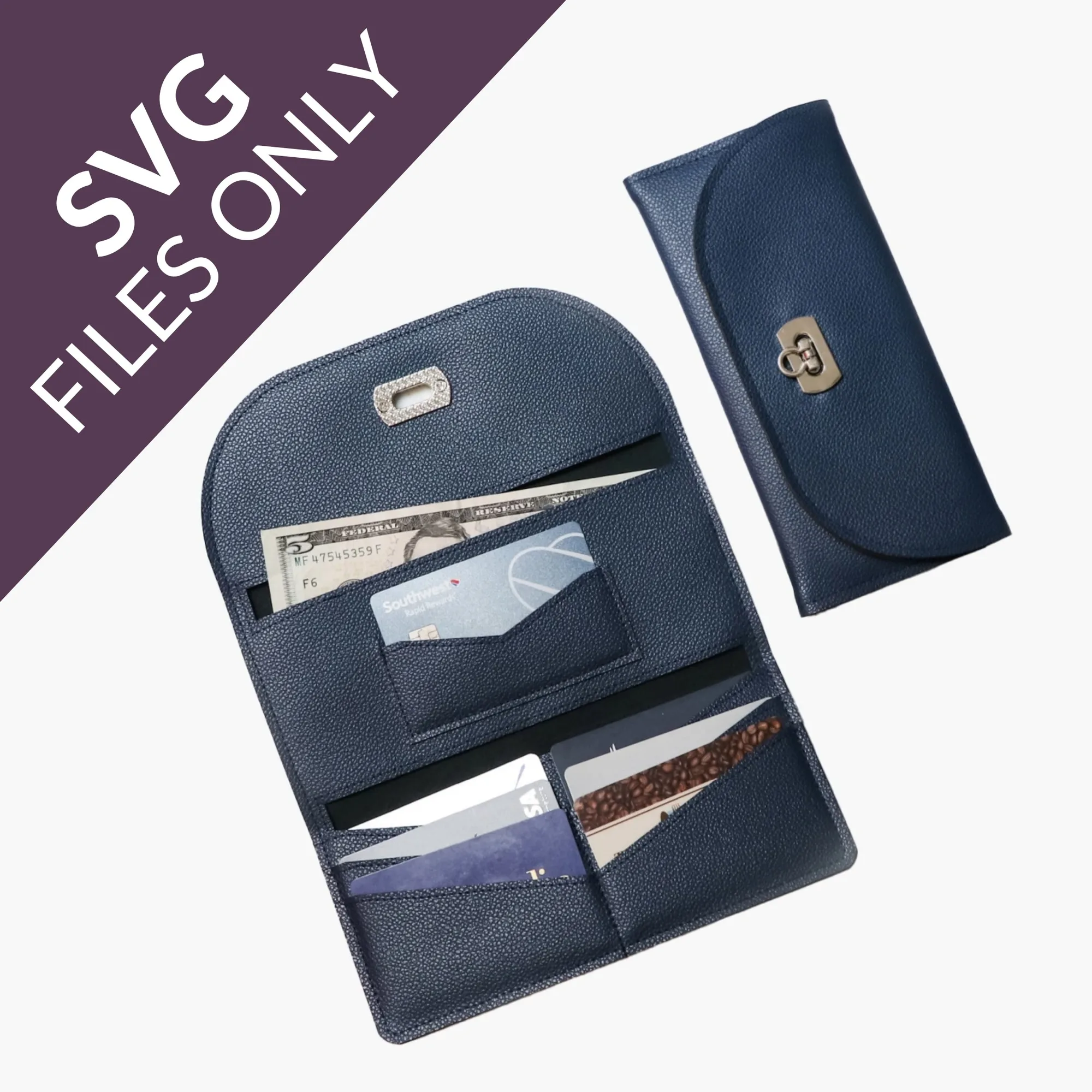 SVG Files Lucky Penny Wallet