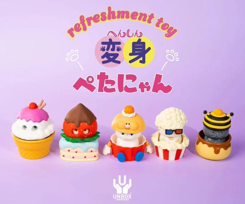 Henshin Petanyan Blind Box Series by Unbox Industries x Refreshment Toy