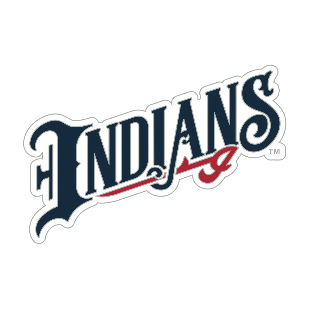 Indianapolis Indians Jersey Wordmark Logo Lapel Pin