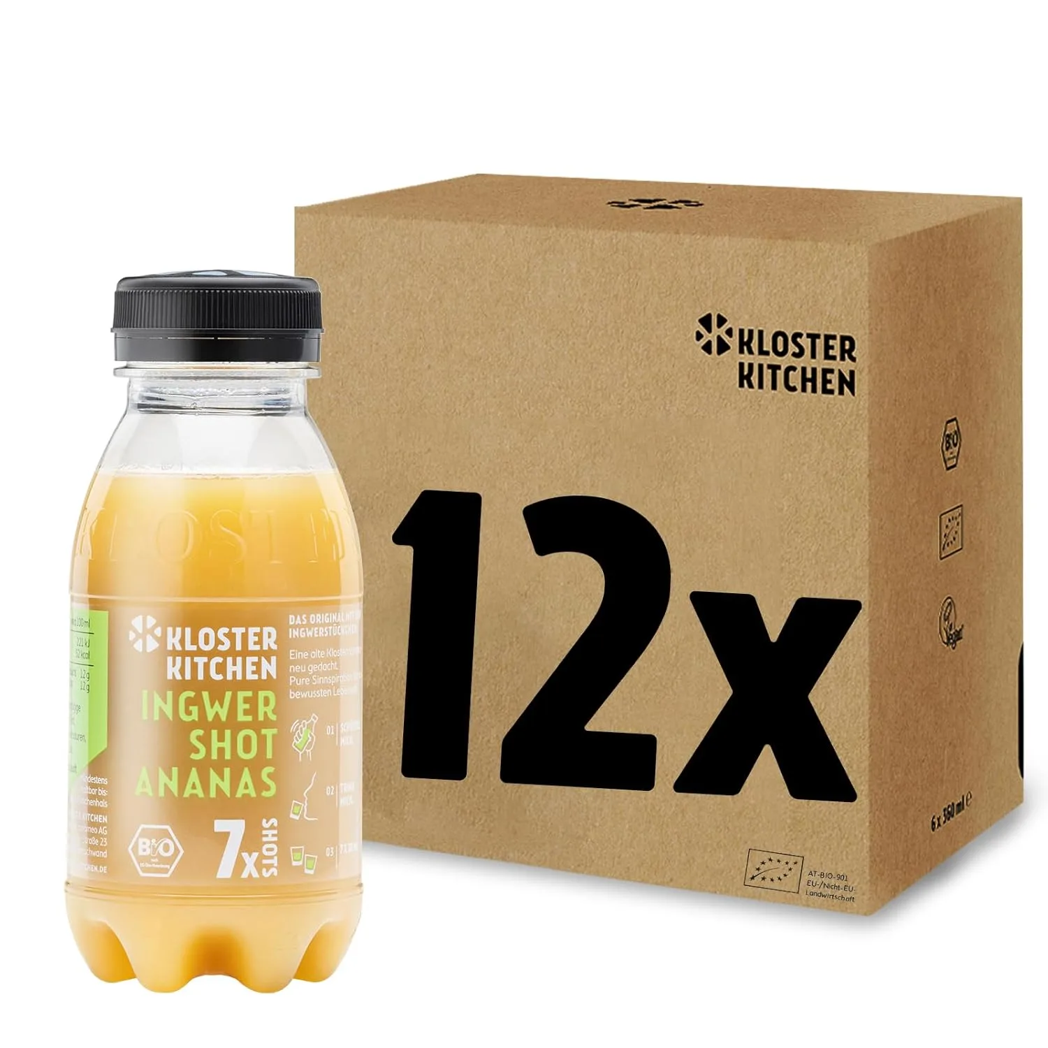 INGWER SHOT 12x 210 ML ANANAS - MHD ANGEBOT