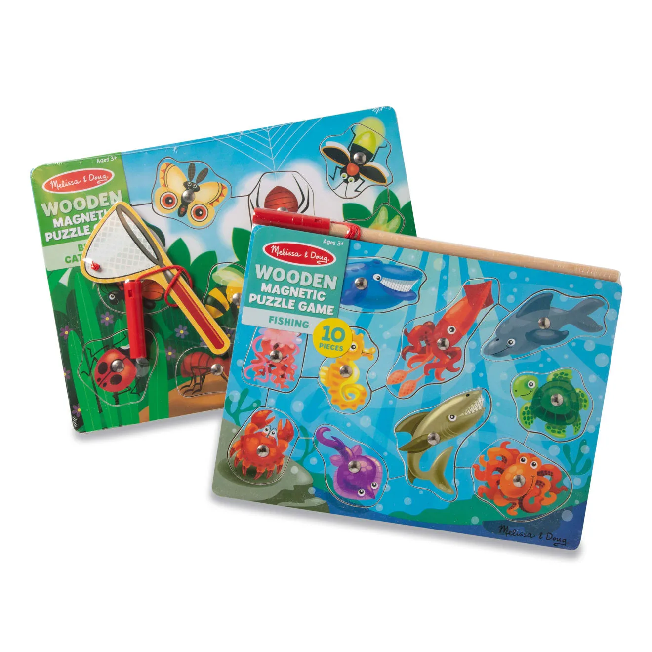 Pêche magnétique vs jeu de capture d'insectes pour tout-petits