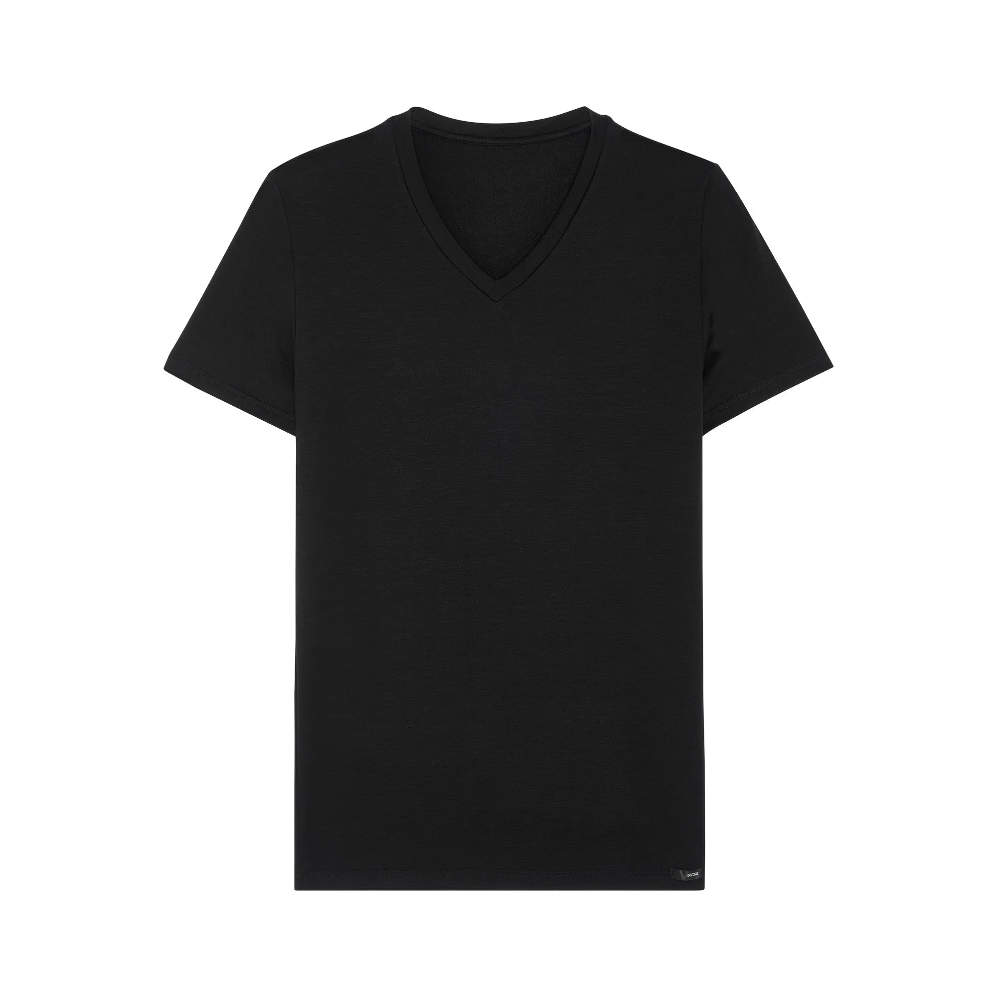 Tencel Soft V-Neck T-Shirt | Black 402466-0004: Fabric, Fit, and Care Questions