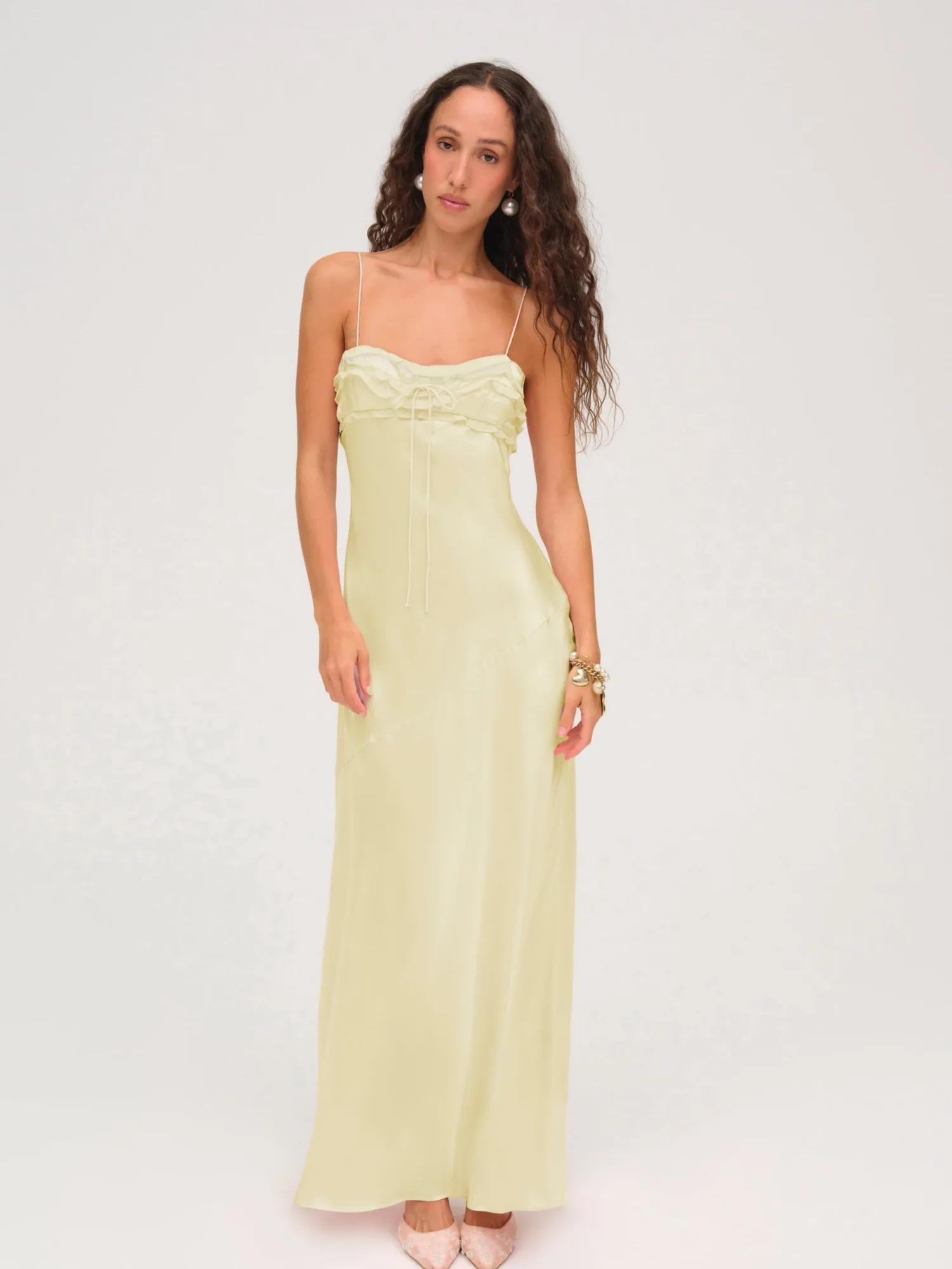 Natalie Maxi Dress — Yellow