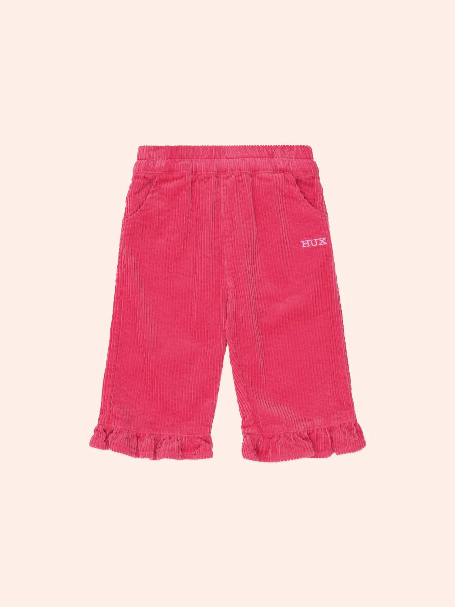 Cord Frill Hem Pant