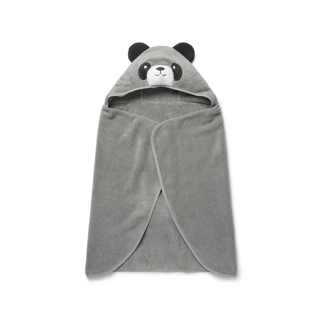 MORI Hooded Toddler Bath Towel - Panda
