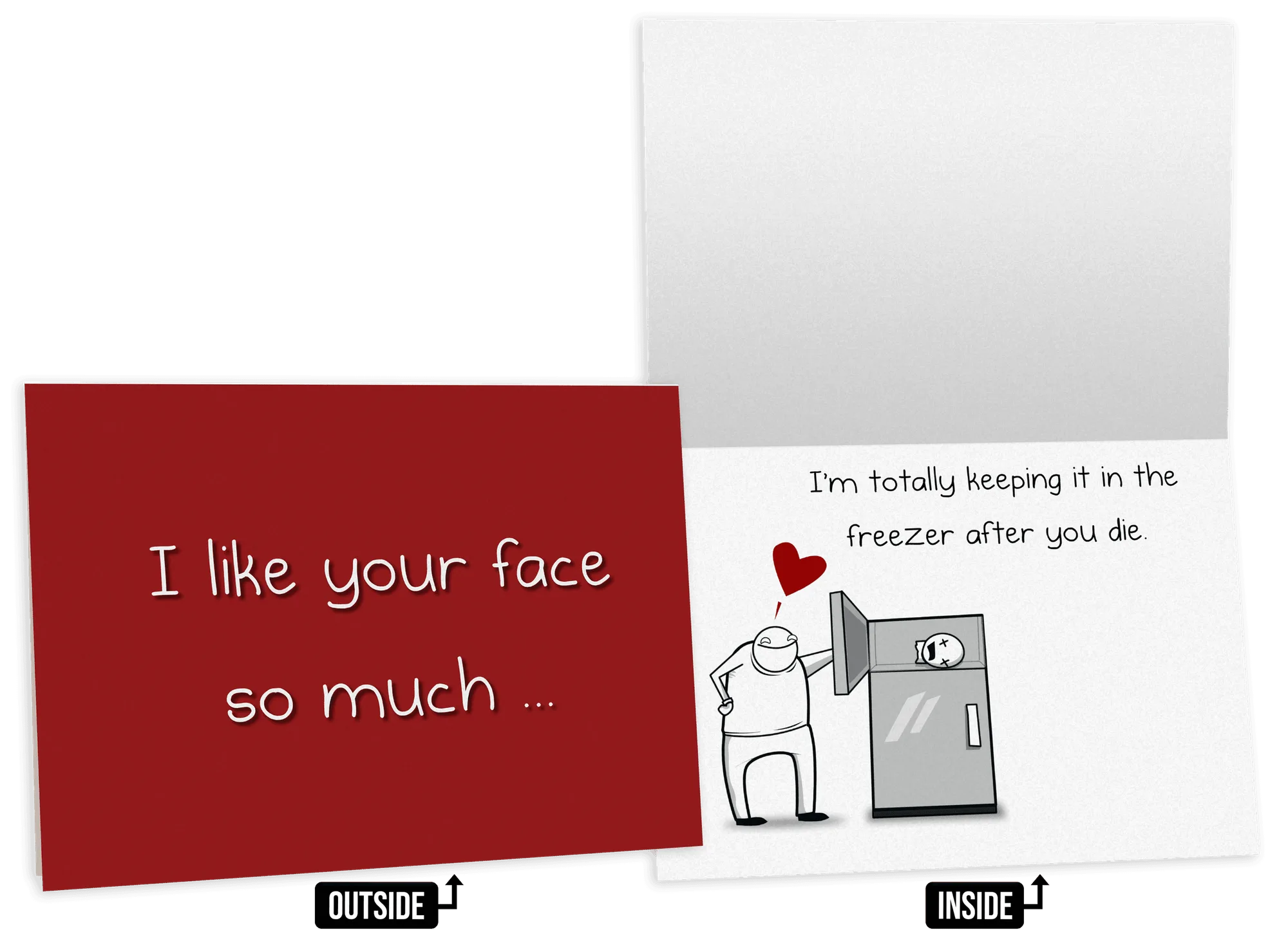 การ์ด Face Freezer NSFW: ไอเดียข้อความตลก