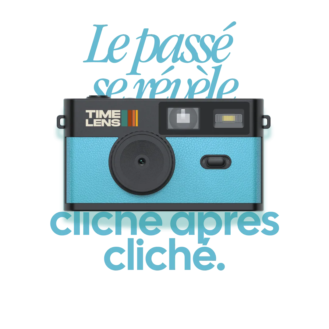 Appareil photo TimeLens® Bleu Turquoise
