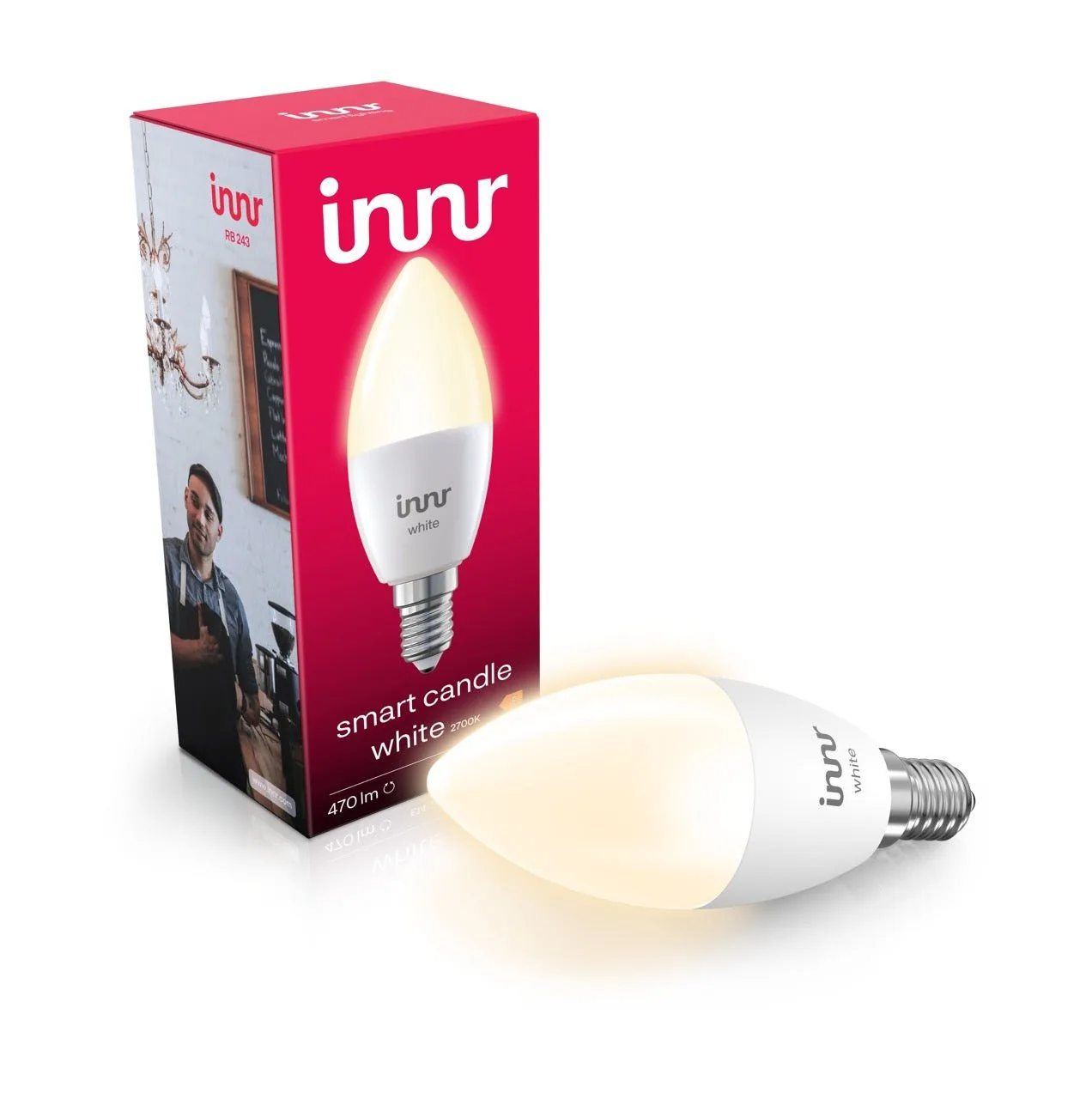 Innr Smart Candle White E14 UK: The Ideal Smart Bulb for Chandeliers and Sconces
