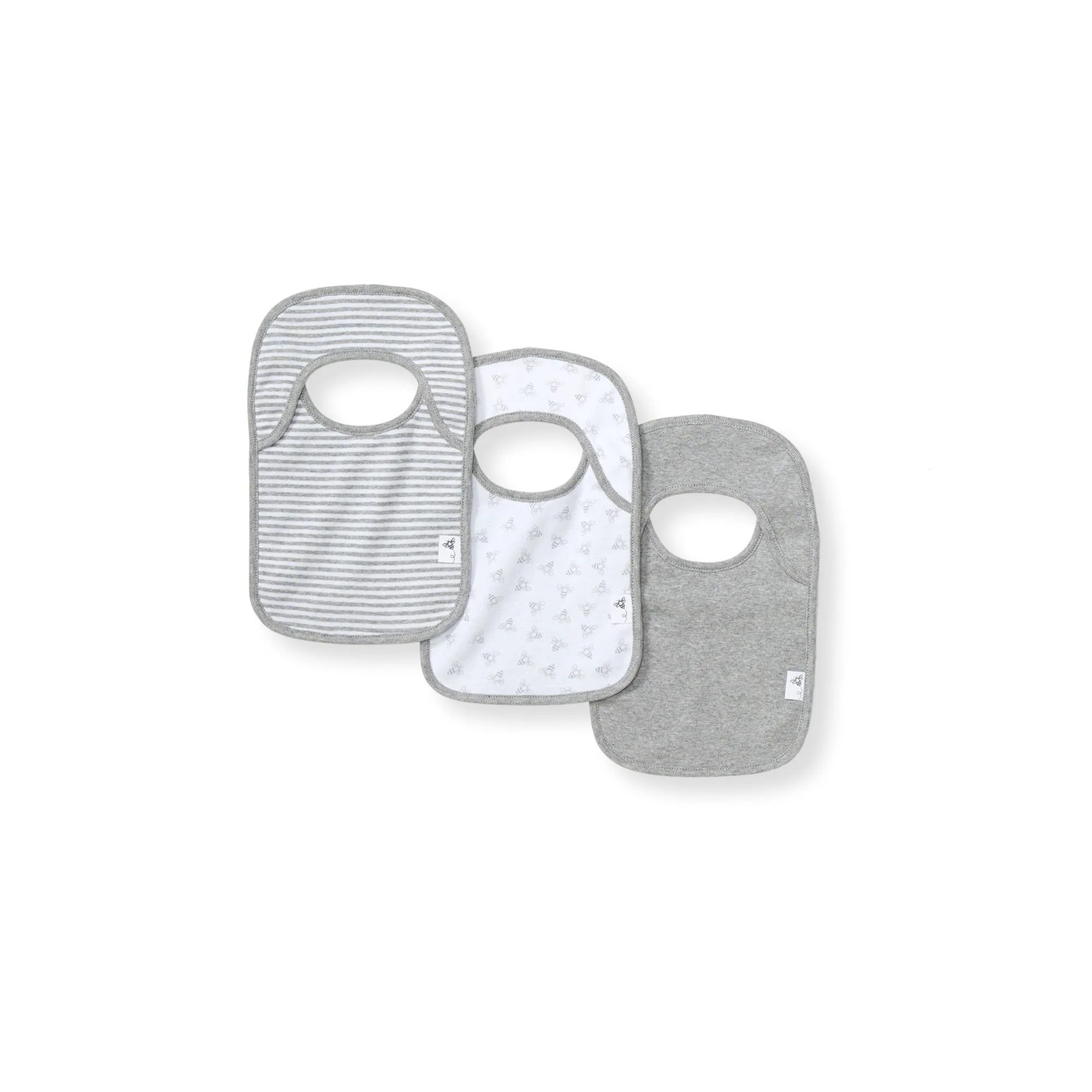 Honeybee Organic Cotton Bibs Pack of 3