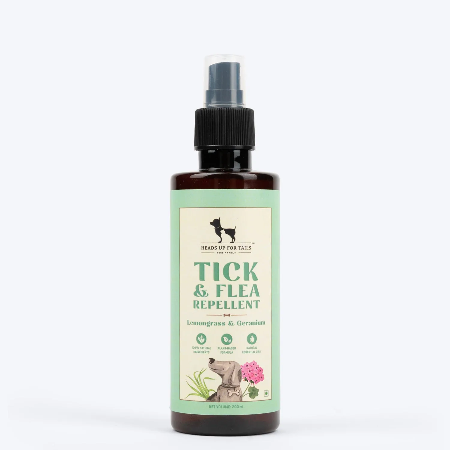 HUFT Organic Anti-Tick and Flea Dog Spray - 200 ml