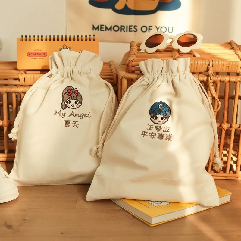 Buste con cordoncino per bambini: idee per feste e riordino