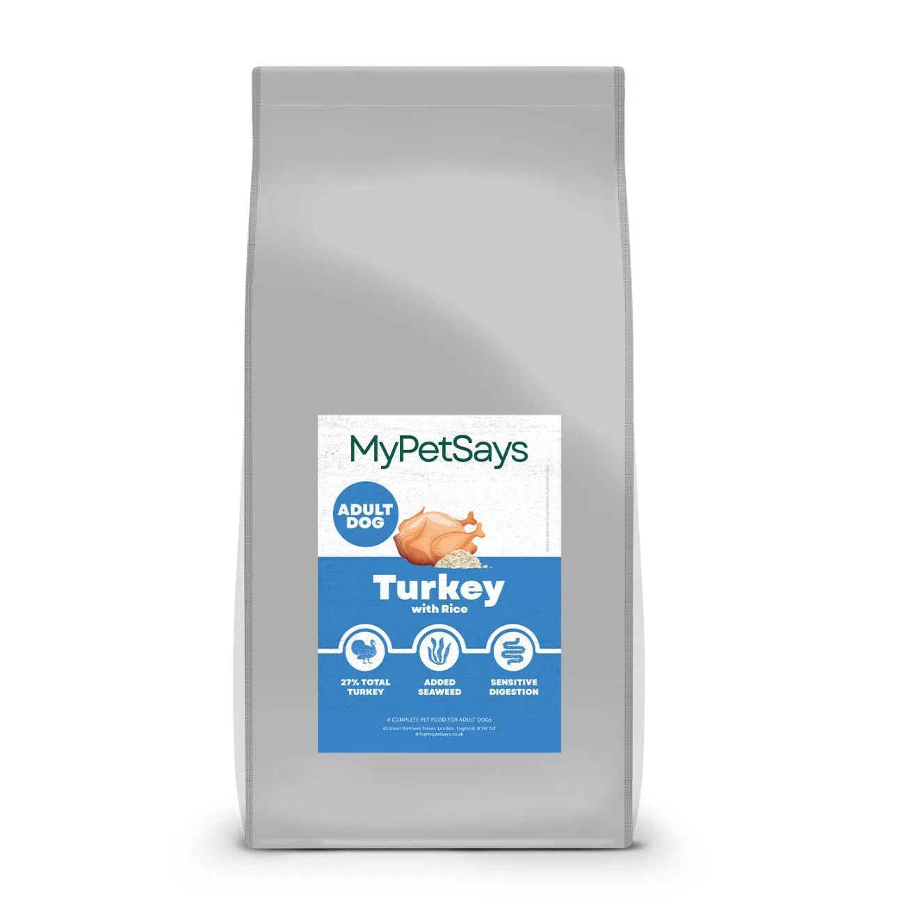 Super Premium Adult Dog Food - Turkey & Rice