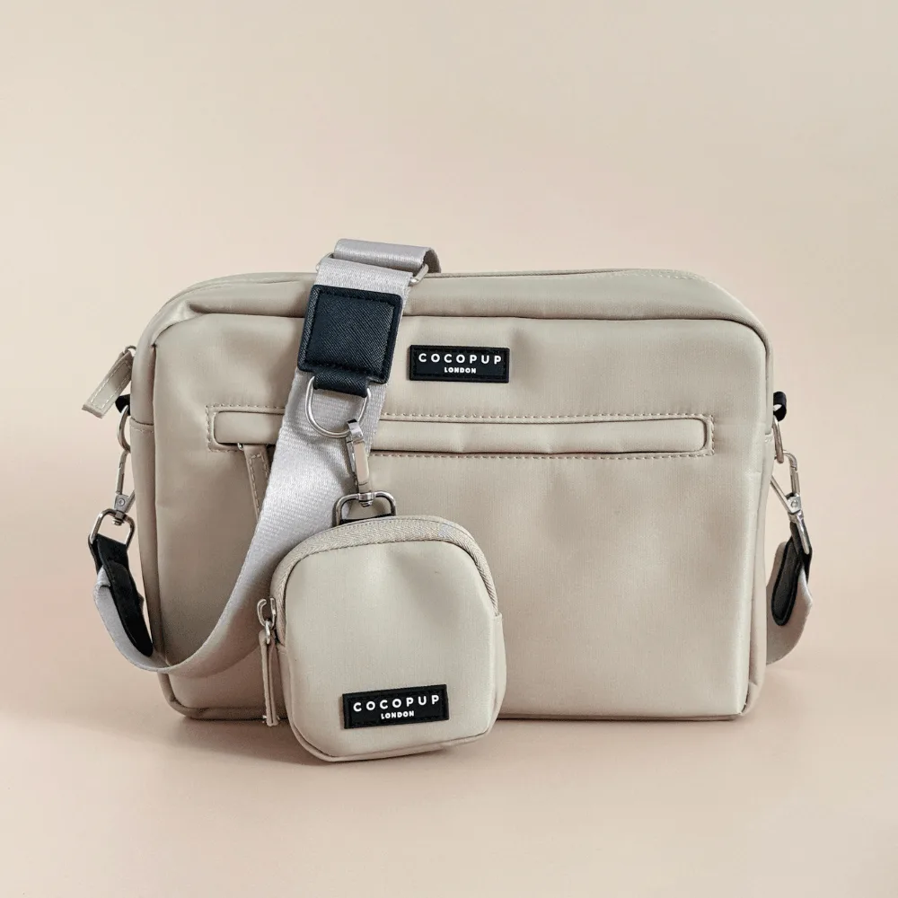 LARGE Build Your Own Dog Walking Bag - Caramel Latte