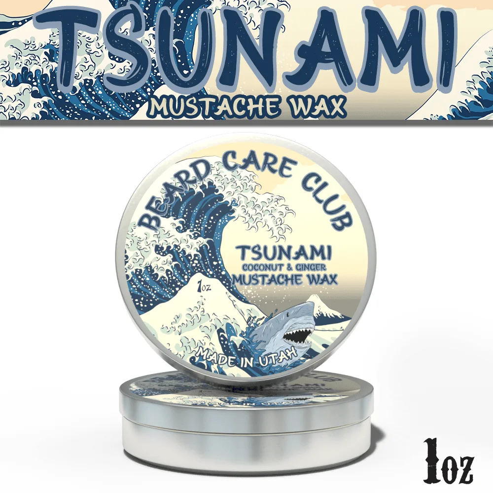 Tsunami Mustache Wax
