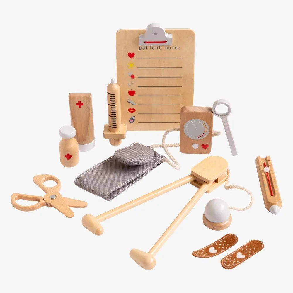 WOODEN TOY - ICONIC DOCTOR KIT