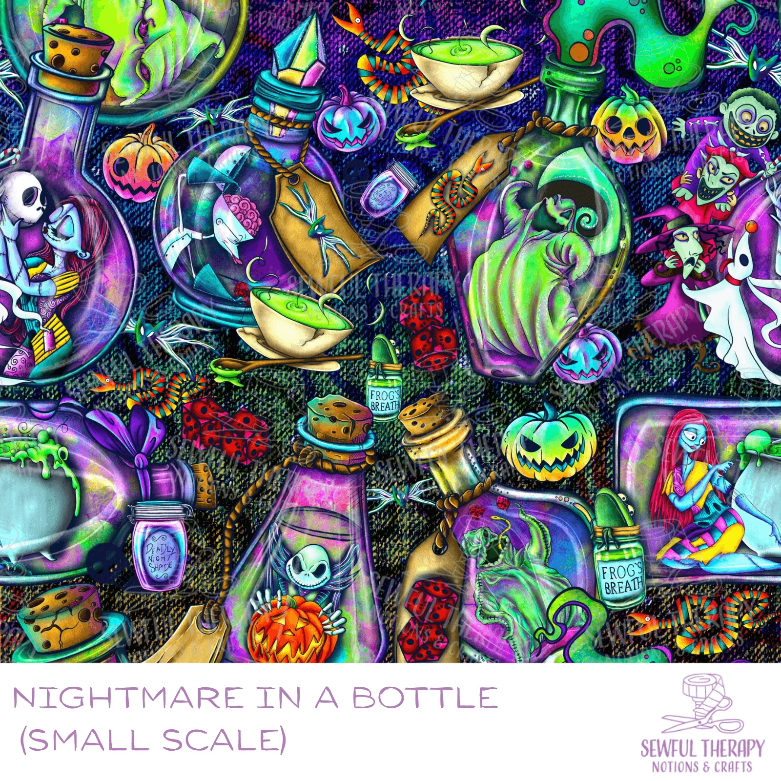 Nightmare in a Bottle vs Geometric Floral Hexatex: Which Print?
