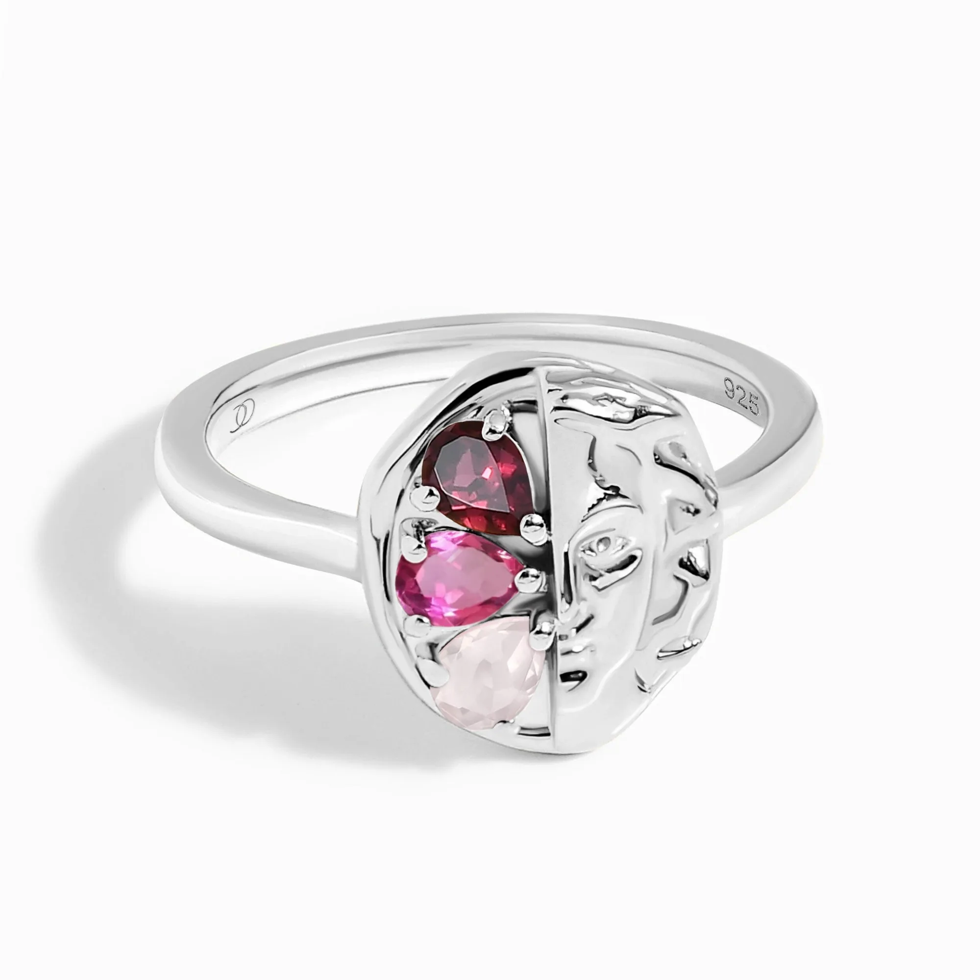 Cincin Gradien Merah Muda - Goddess