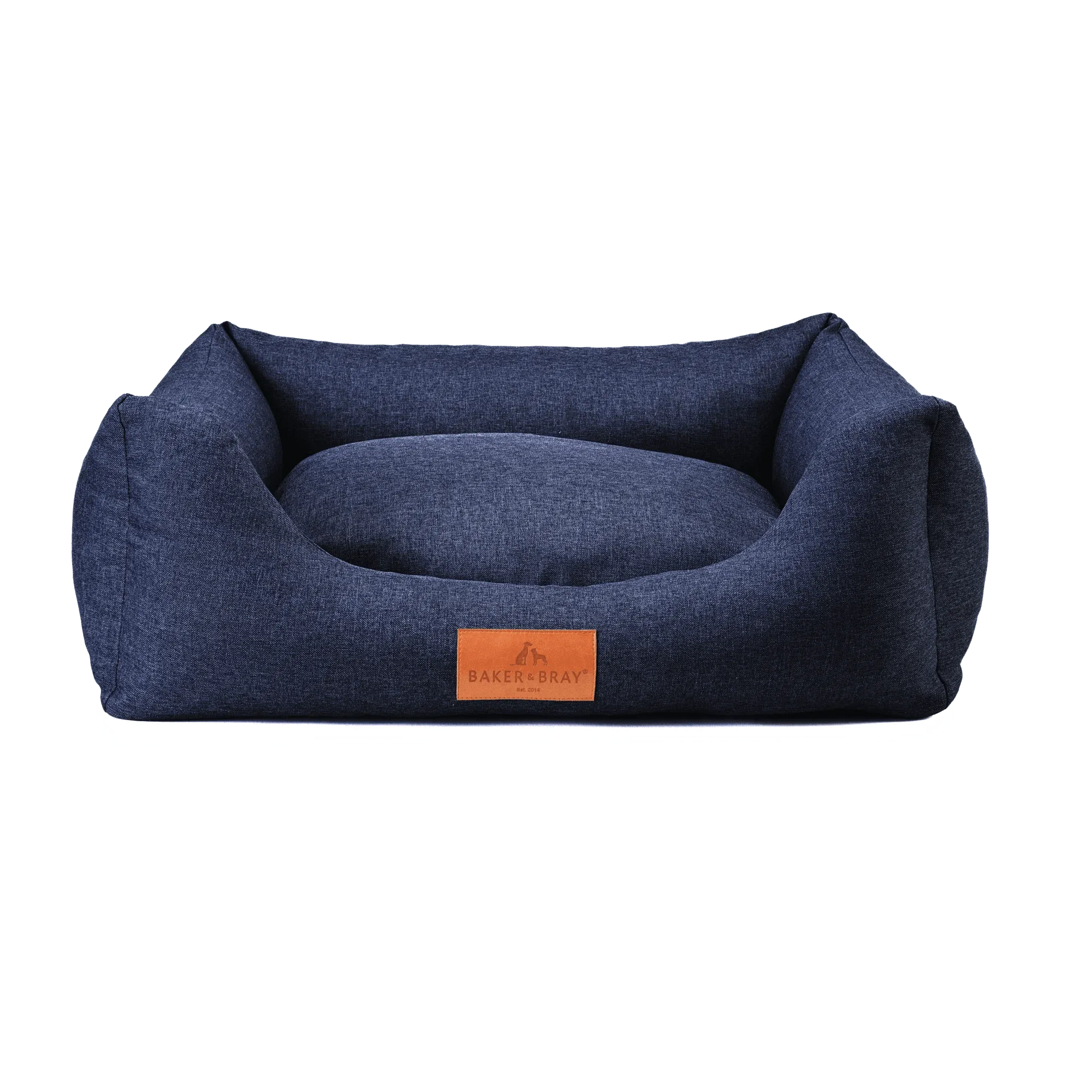 Le lit orthopédique ultime pour chien de Baker & Bray en bleu marine