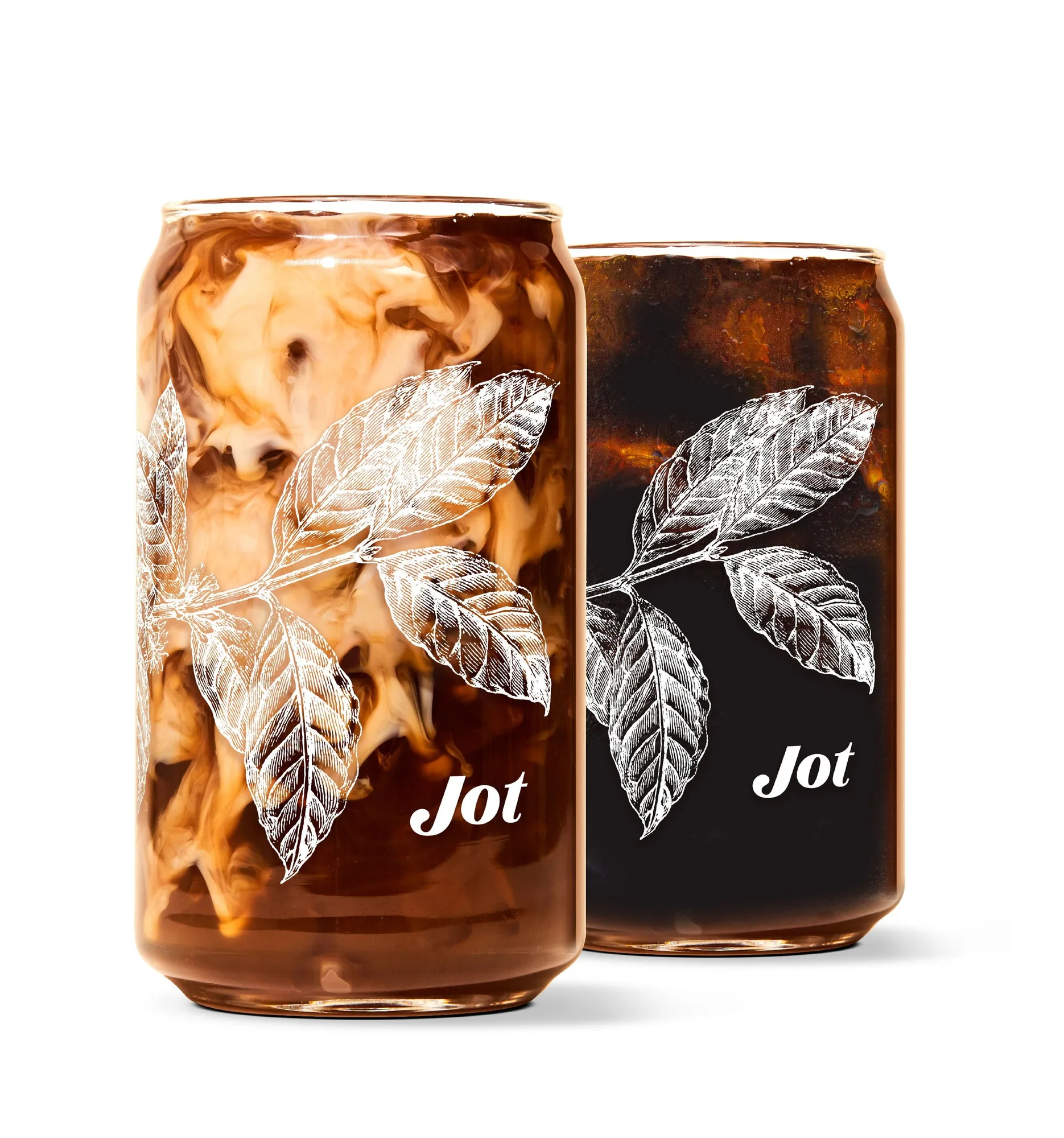Iced Coffee Glasses - Blossom Design (25% Off)