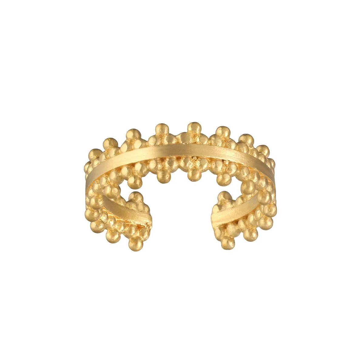 Cuff de cuentas para oreja Shine On
