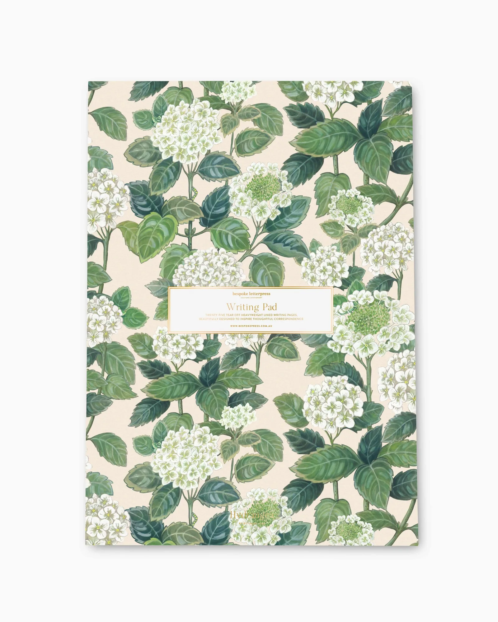 Hydrangea A4 Writing Pad