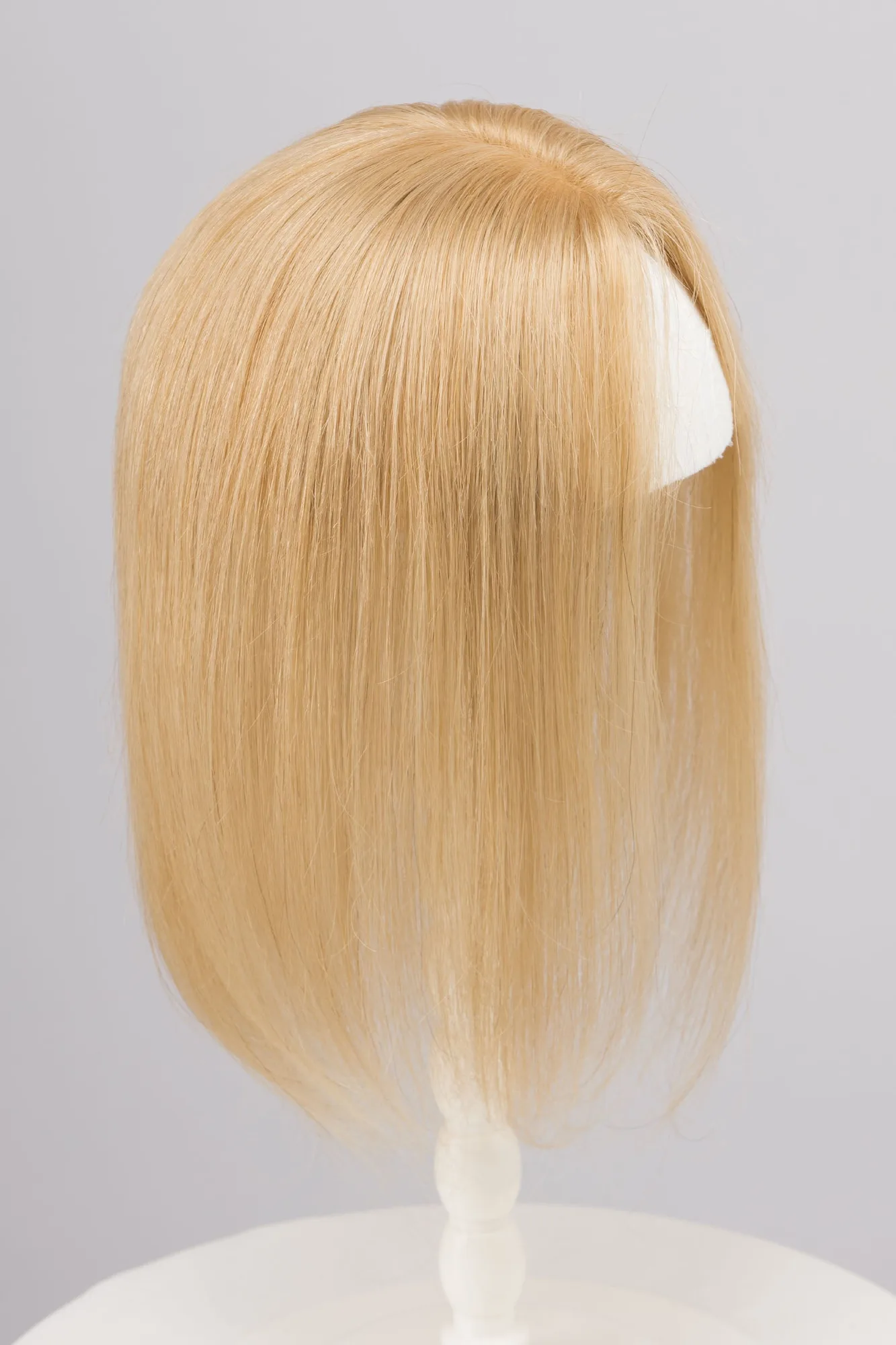 Honey Blonde Mono Top European Human Hair Topper 10 Inches