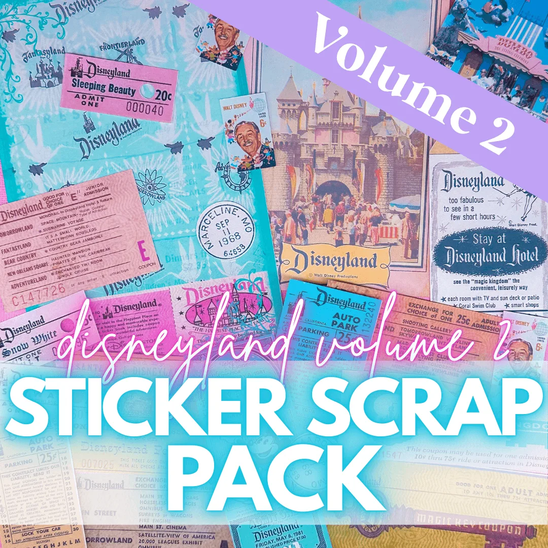 Pack de chutes d'autocollants - DL Vintage 1955 (Vol. 2)