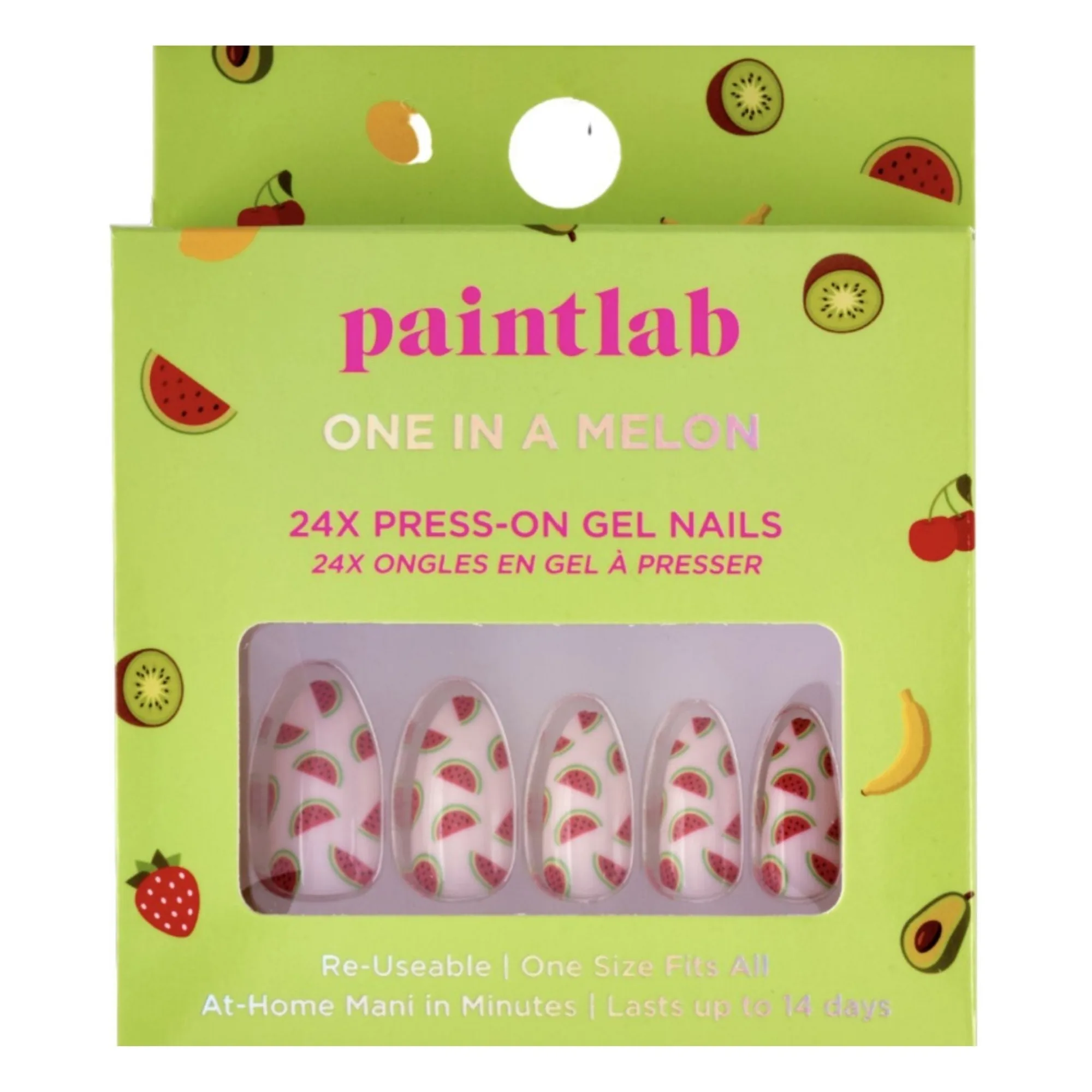 One in a Melon Almond Press On Nails