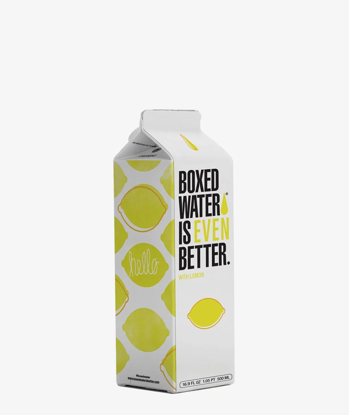 Lemon 500mL Boxed Water