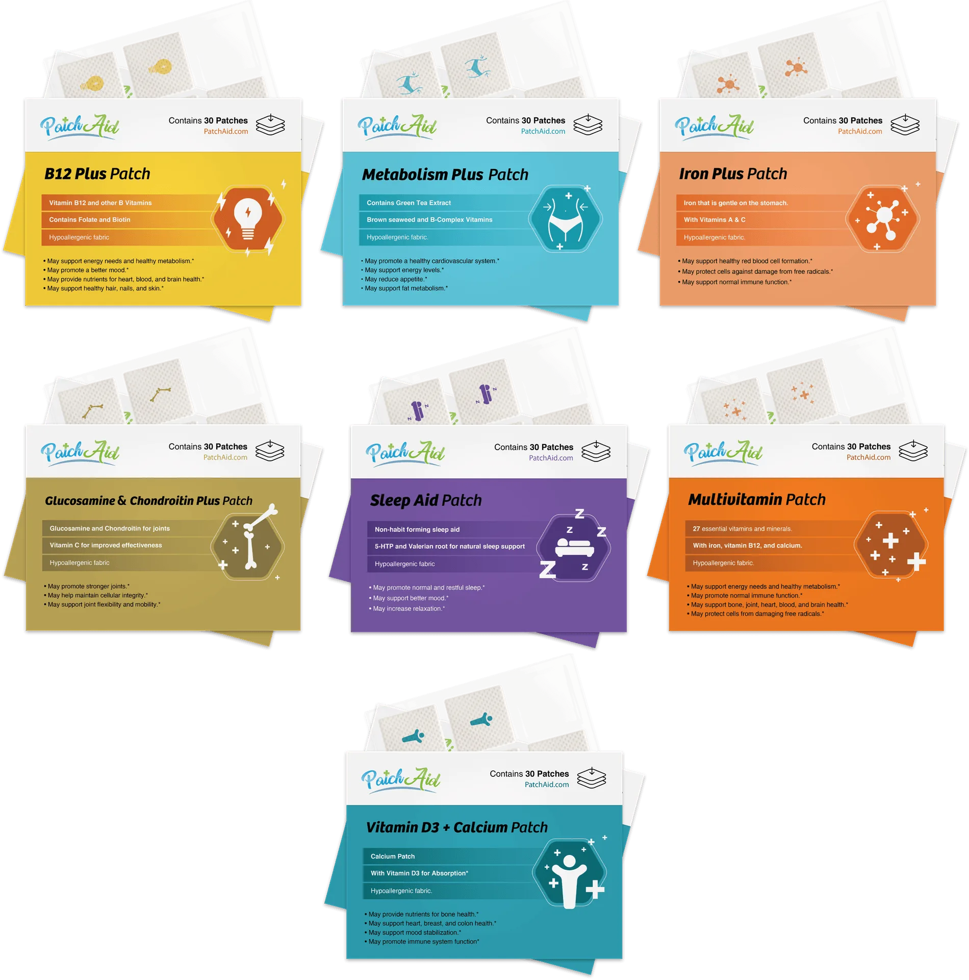 Gastric Bypass Surgery Active Lifestyle Vitamin Patch Pack